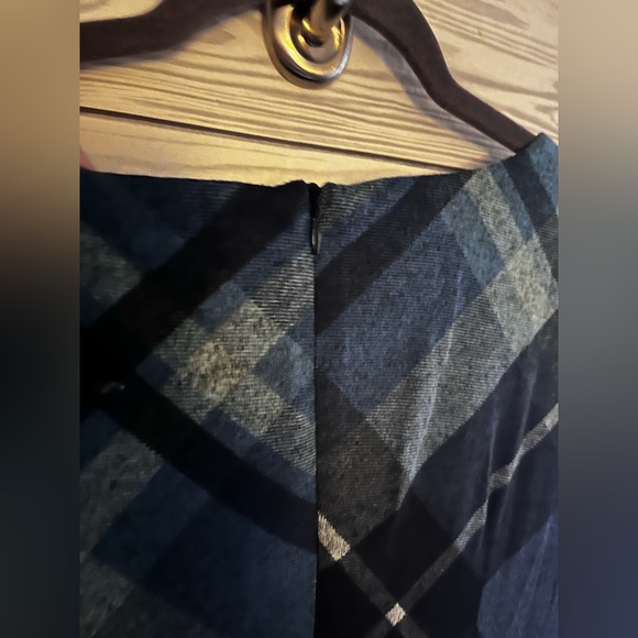 Northstyle Blue Green Plaid Midi Pocket Women's Dress 8 - Picture 7 of 14